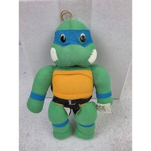 Vintage 1989 Ace Novelty Leonardo TMNT Teenage Mutant Ninja Turtles Plush 8"‎